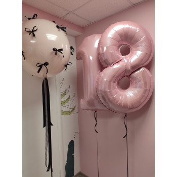 Набор шаров № 92 . на 18-летие