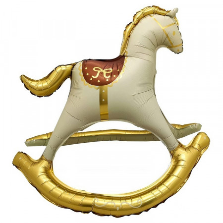 Шар К Фигура напольная, Лошадка-Качалка, 42''/107 см, 